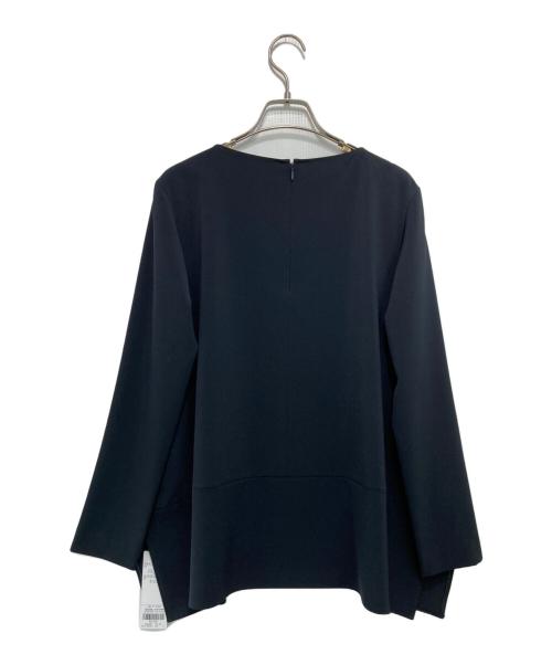 icB（アイシービー）icB (アイシービー) Fied Tブラウス ネイビー サイズ:0（154～158） 未使用品の古着・服飾アイテム