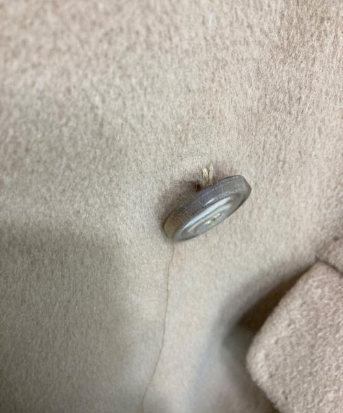 MaxMara（マックスマーラ）MaxMara (マックスマーラ) ウールカシミヤ混コート ベージュ サイズ:40の古着・服飾アイテム