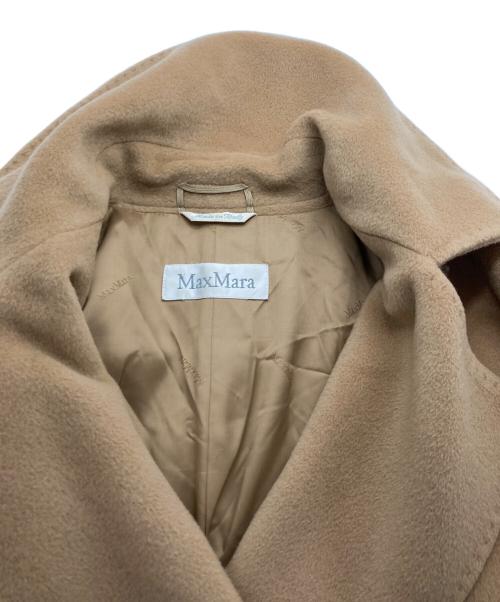 MaxMara（マックスマーラ）MaxMara (マックスマーラ) ウールカシミヤ混コート ベージュ サイズ:40の古着・服飾アイテム