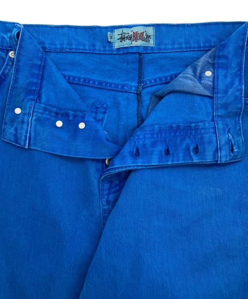 stussy（ステューシー）stussy (ステューシー) OVERDYED BIG OL JEAN ブルー サイズ:36の古着・服飾アイテム