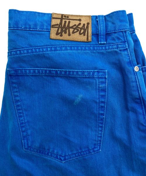 stussy（ステューシー）stussy (ステューシー) OVERDYED BIG OL JEAN ブルー サイズ:36の古着・服飾アイテム
