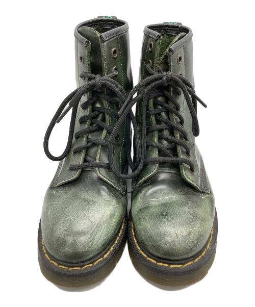 SOLOVAIR（ソロヴェアー）SOLOVAIR (ソロヴェアー) 8ホールブーツ ダークグリーン サイズ:不明の古着・服飾アイテム