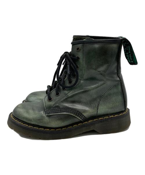 SOLOVAIR（ソロヴェアー）SOLOVAIR (ソロヴェアー) 8ホールブーツ ダークグリーン サイズ:不明の古着・服飾アイテム