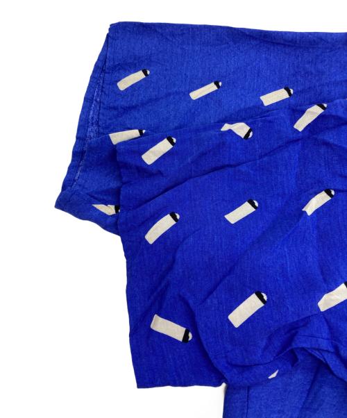 COTTON PAN（コットンパン）COTTON PAN (コットンパン) レーヨンオープンカラーシャツ ブルー サイズ:３の古着・服飾アイテム