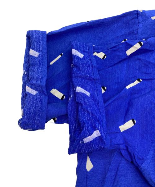 COTTON PAN（コットンパン）COTTON PAN (コットンパン) レーヨンオープンカラーシャツ ブルー サイズ:３の古着・服飾アイテム