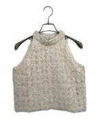 anuansアニュアンス）の古着「エンブロイダリーアメスリブラウス」｜ホワイト