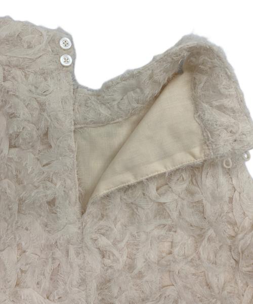 anuans（アニュアンス）anuans (アニュアンス) エンブロイダリーアメスリブラウス ホワイト サイズ:Fの古着・服飾アイテム