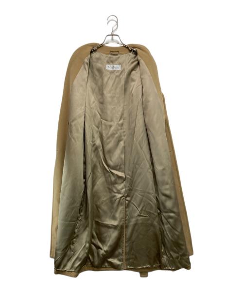 MaxMara（マックスマーラ）MaxMara (マックスマーラ) ウール混アンゴラコート ベージュ サイズ:J42の古着・服飾アイテム