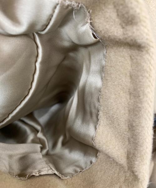 MaxMara（マックスマーラ）MaxMara (マックスマーラ) ウール混アンゴラコート ベージュ サイズ:J42の古着・服飾アイテム