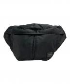 PORTERポーター）の古着「タンカーウエストバッグ」｜ブラック
