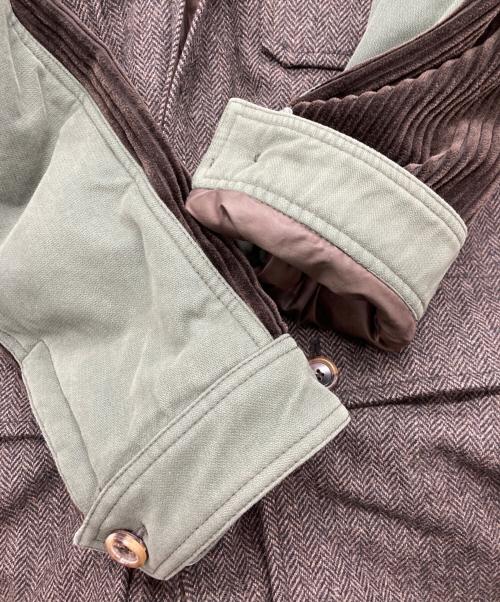 DOLCE & GABBANA（ドルチェ＆ガッバーナ）DOLCE & GABBANA (ドルチェ＆ガッバーナ) ライナー付き切替ジャケット カーキ サイズ:48の古着・服飾アイテム