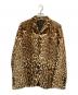 GUCCI（グッチ）の古着「レオパード柄 ワラビーファージャケット」｜ベージュ