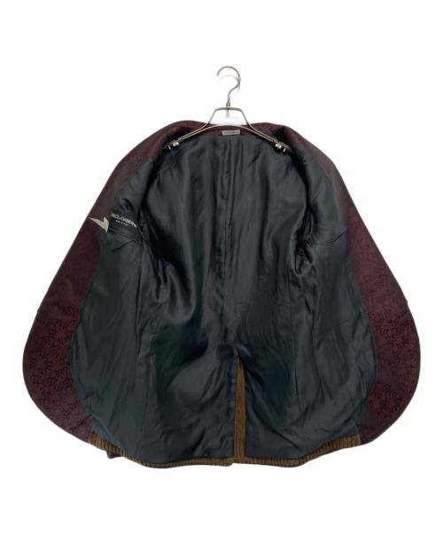DOLCE & GABBANA（ドルチェ＆ガッバーナ）DOLCE & GABBANA (ドルチェ＆ガッバーナ) ショールカラーコーデュロイジャケット ブラウン サイズ:50の古着・服飾アイテム
