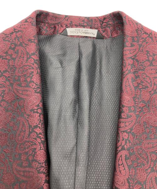 DOLCE & GABBANA（ドルチェ＆ガッバーナ）DOLCE & GABBANA (ドルチェ＆ガッバーナ) ショールカラーコーデュロイジャケット ブラウン サイズ:50の古着・服飾アイテム