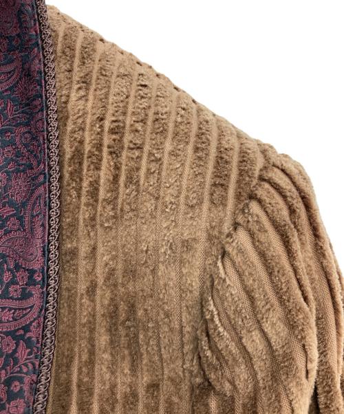 DOLCE & GABBANA（ドルチェ＆ガッバーナ）DOLCE & GABBANA (ドルチェ＆ガッバーナ) ショールカラーコーデュロイジャケット ブラウン サイズ:50の古着・服飾アイテム