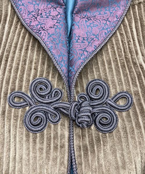 DOLCE & GABBANA（ドルチェ＆ガッバーナ）DOLCE & GABBANA (ドルチェ＆ガッバーナ) ショールカラーコーデュロイジャケット ブラウン サイズ:50の古着・服飾アイテム