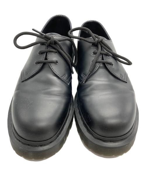 Dr.Martens（ドクターマーチン）Dr.Martens (ドクターマーチン) 3ホールレザーシューズ ブラック サイズ:UK9の古着・服飾アイテム
