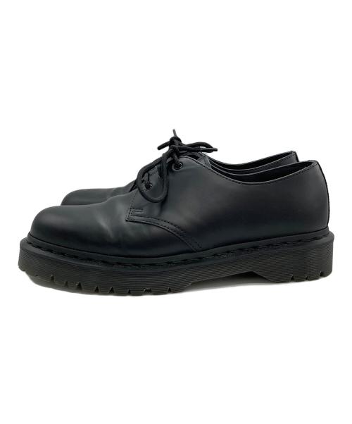 Dr.Martens（ドクターマーチン）Dr.Martens (ドクターマーチン) 3ホールレザーシューズ ブラック サイズ:UK9の古着・服飾アイテム