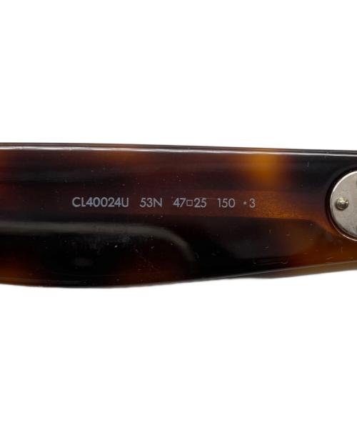 CELINE（セリーヌ）CELINE (セリーヌ) ダブルブリッジカラーレンズ サングラス ブラウン サイズ:47□25-150の古着・服飾アイテム