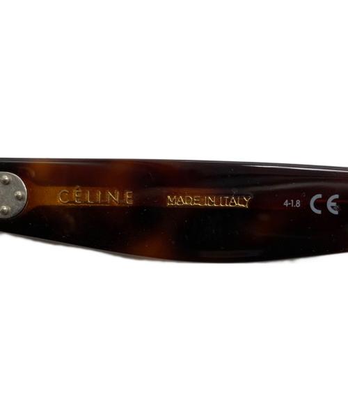 CELINE（セリーヌ）CELINE (セリーヌ) ダブルブリッジカラーレンズ サングラス ブラウン サイズ:47□25-150の古着・服飾アイテム