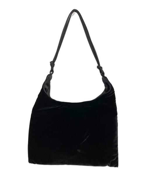 PRADA（プラダ）PRADA (プラダ) ベロアバッグ ブラックの古着・服飾アイテム