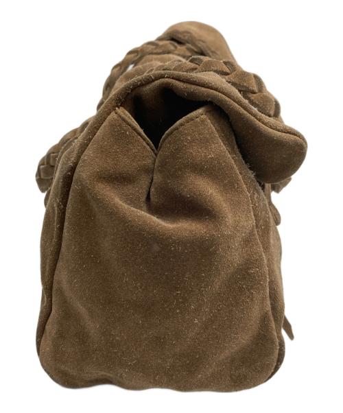 MIU MIU（ミュウミュウ）MIU MIU (ミュウミュウ) [OLD]  アーカイブ スウェードバッグ ベージュの古着・服飾アイテム