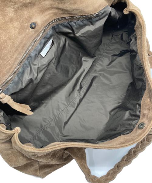 MIU MIU（ミュウミュウ）MIU MIU (ミュウミュウ) [OLD]  アーカイブ スウェードバッグ ベージュの古着・服飾アイテム