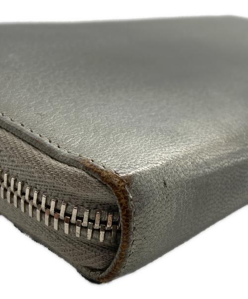 BALENCIAGA（バレンシアガ）BALENCIAGA (バレンシアガ) クラシックコンチネンタルラウンドファスナー/長財布 シルバーの古着・服飾アイテム