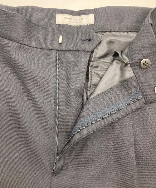 BEAUTY&YOUTH（ビューティーアンドユース）BEAUTY&YOUTH (ビューティーアンドユース) リネンライク ツイルダブルジャケット ネイビー サイズ:Mの古着・服飾アイテム