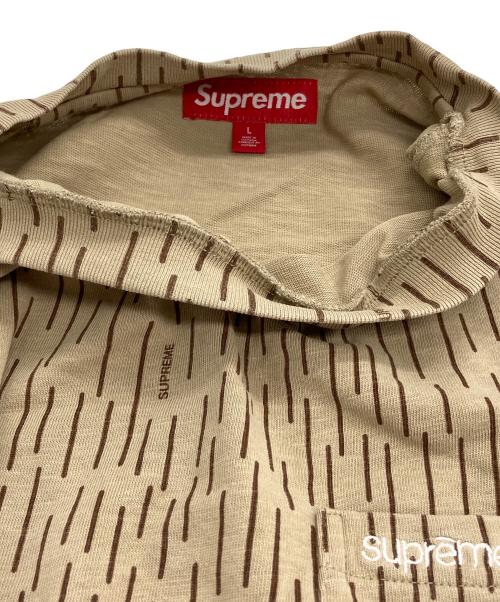 SUPREME（シュプリーム）SUPREME (シュプリーム) S/S Pocket Tee S/SポケットTｼｬﾂ ベージュ サイズ:Lの古着・服飾アイテム