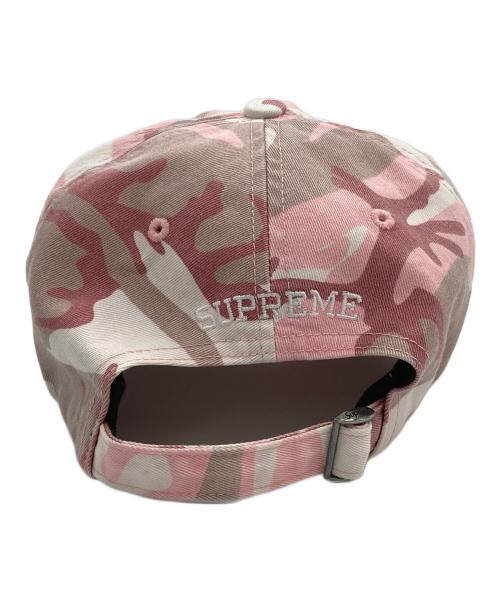 SUPREME（シュプリーム）SUPREME (シュプリーム) Pigment Coated S Logo 6-Panelキャップ ピンクの古着・服飾アイテム