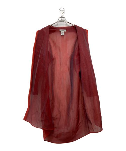 sulvam（サルバム）sulvam (サルバム) ロングシャツ レッド サイズ:Lの古着・服飾アイテム