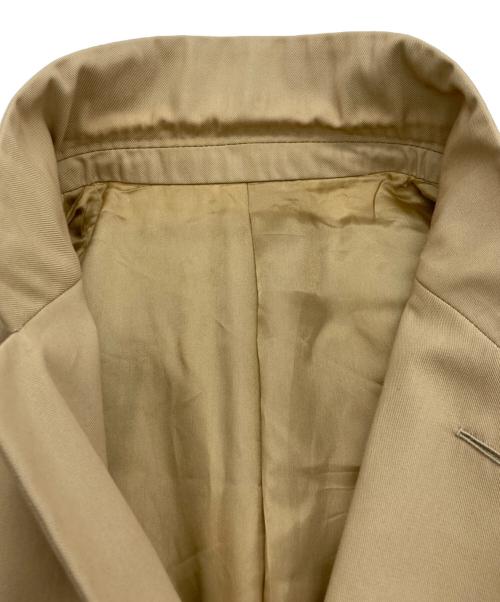 CARUSO（カルーゾ）CARUSO (カルーゾ) BUTTERFLY/コットンナイロンテーラードジャケット ベージュ サイズ:52の古着・服飾アイテム