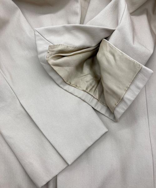 CARUSO（カルーゾ）CARUSO (カルーゾ) BUTTERFLY/コットンナイロンテーラードジャケット ベージュ サイズ:52の古着・服飾アイテム