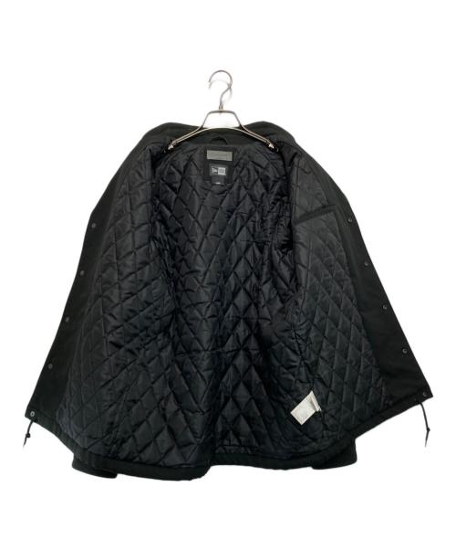 New Era（ニューエラ）New Era (ニューエラ) Yohji Yamamoto pour homme (ヨウジヤマモト プールオム) W COACH JKT YY L中綿ジャケット ブラック サイズ:L/4の古着・服飾アイテム