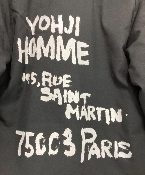 New Era（ニューエラ）New Era (ニューエラ) Yohji Yamamoto pour homme (ヨウジヤマモト プールオム) W COACH JKT YY L中綿ジャケット ブラック サイズ:L/4の古着・服飾アイテム