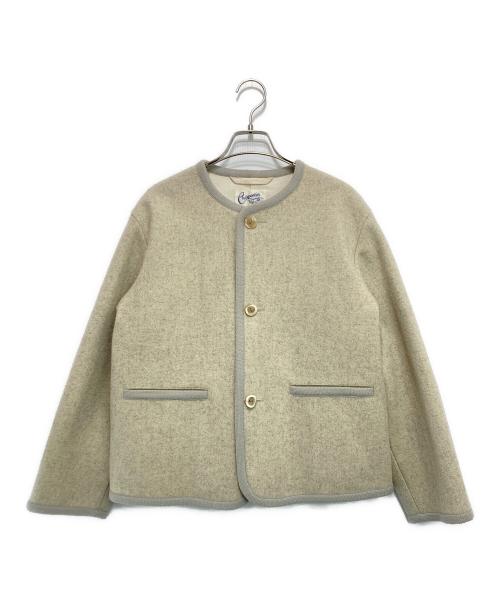 charpentier de vaisseau（シャルパンティエ ドゥ ヴェッソ）charpentier de vaisseau (シャルパンティエ ドゥ ヴェッソ) ノーカラージャケット グレー サイズ:Ｆの古着・服飾アイテム