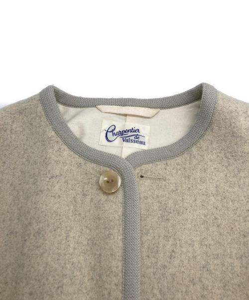 charpentier de vaisseau（シャルパンティエ ドゥ ヴェッソ）charpentier de vaisseau (シャルパンティエ ドゥ ヴェッソ) ノーカラージャケット グレー サイズ:Ｆの古着・服飾アイテム