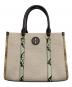 TORY BURCH（トリーバーチ）の古着「Blake Canvas Embossed Small」｜ベージュ