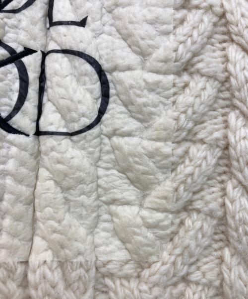 N.HOOLYWOOD（エヌ ハリウッド）N.HOOLYWOOD (エヌ ハリウッド) クルーネックニット ベージュ サイズ:36の古着・服飾アイテム