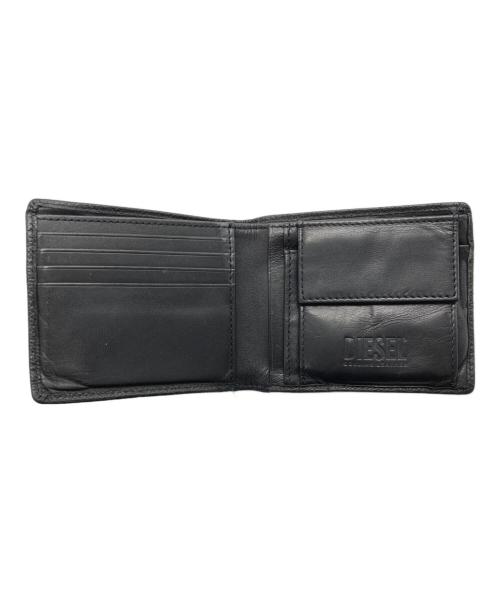 DIESEL（ディーゼル）DIESEL (ディーゼル) 2つ折り財布 ブラックの古着・服飾アイテム