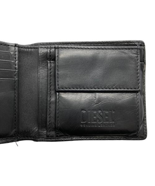 DIESEL（ディーゼル）DIESEL (ディーゼル) 2つ折り財布 ブラックの古着・服飾アイテム