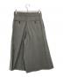 MARGARET HOWELL (マーガレットハウエル) FINE WOOL POPLIN ラップクロップド パンツ グレー サイズ:Ⅲ：4000円