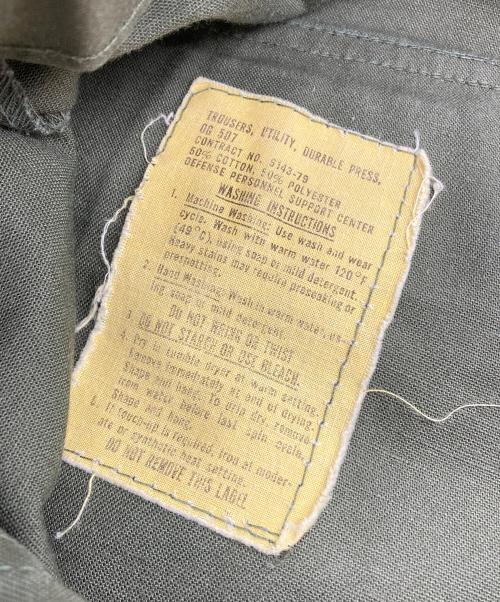 US ARMY（ユーエスアーミー）US ARMY (ユーエスアーミー) 70s ユーティリティパンツ カーキ サイズ:28の古着・服飾アイテム