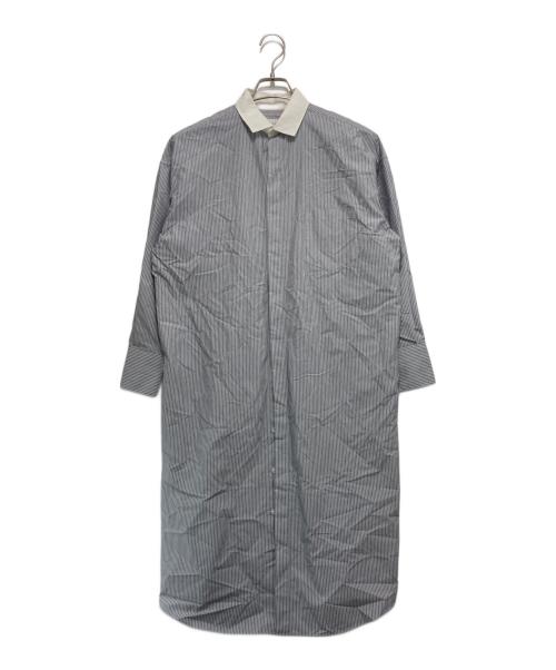 S.ESSENTIALS（エス エッセンシャルズ）S.ESSENTIALS (エス エッセンシャルズ) 【アルティメイトピマ】シャツワンピース グレー サイズ:36の古着・服飾アイテム