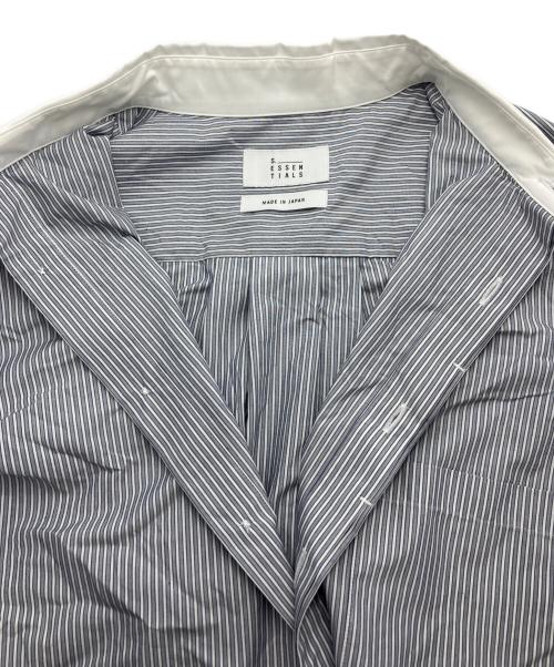 S.ESSENTIALS（エス エッセンシャルズ）S.ESSENTIALS (エス エッセンシャルズ) 【アルティメイトピマ】シャツワンピース グレー サイズ:36の古着・服飾アイテム