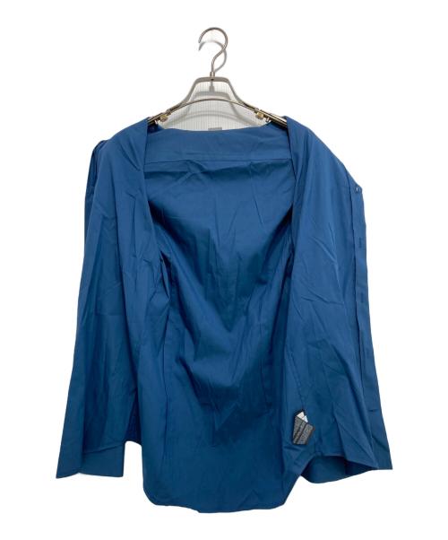 BALENCIAGA（バレンシアガ）BALENCIAGA (バレンシアガ) ドレスシャツ ネイビー サイズ:38の古着・服飾アイテム