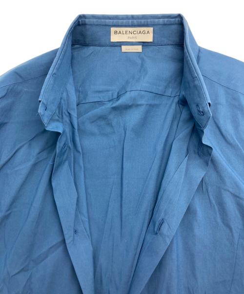 BALENCIAGA（バレンシアガ）BALENCIAGA (バレンシアガ) ドレスシャツ ネイビー サイズ:38の古着・服飾アイテム