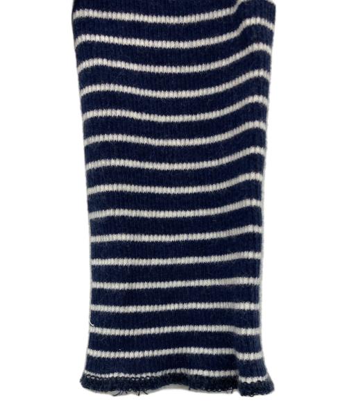 Hello, Bonjour!（ハローボンジュール）Hello, Bonjour! (ハローボンジュール) BORDER RIB LONGSLEEVE T-SHIRT ネイビー サイズ:-の古着・服飾アイテム