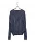 Hello, Bonjour! (ハローボンジュール) BORDER RIB LONGSLEEVE T-SHIRT ネイビー サイズ:-：6000円